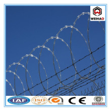 15m coil cross razor wire for building